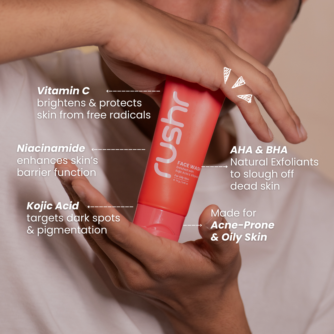 Face Wash Kojic Acid & Vitamin C (For Oily Skin) 70g