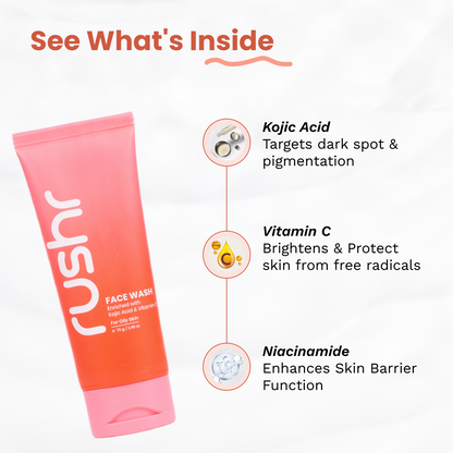Face Wash Kojic Acid & Vitamin C (For Oily Skin) 70g